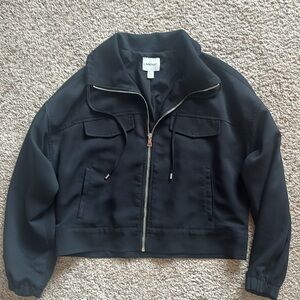 Nine West Utility Cropped Jacket Black - medium